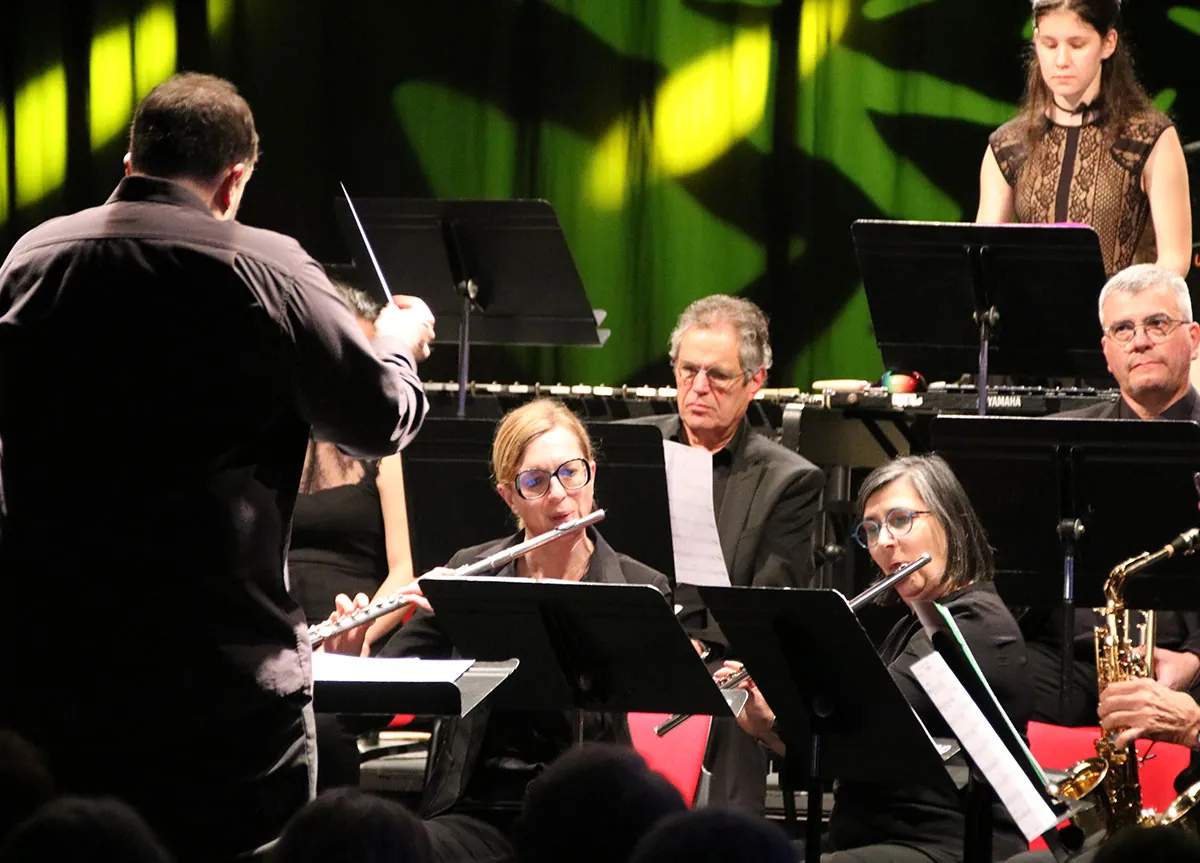 Ensemble de musiciens en situation de concert — concert de Sainte-Cécile du 7 décembre 2025 à Golbey