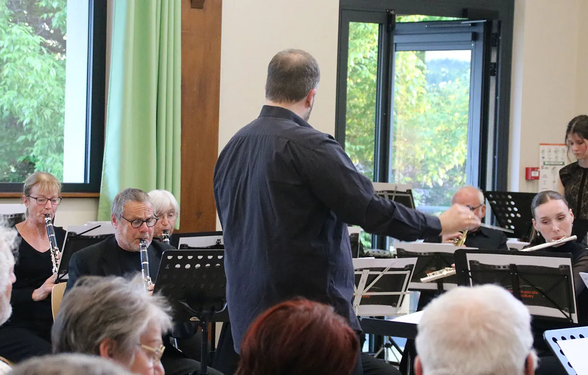 Groupe de clarinettistes en situation de concert — concert de printemps du 9 mai 2026 à Uxegney
