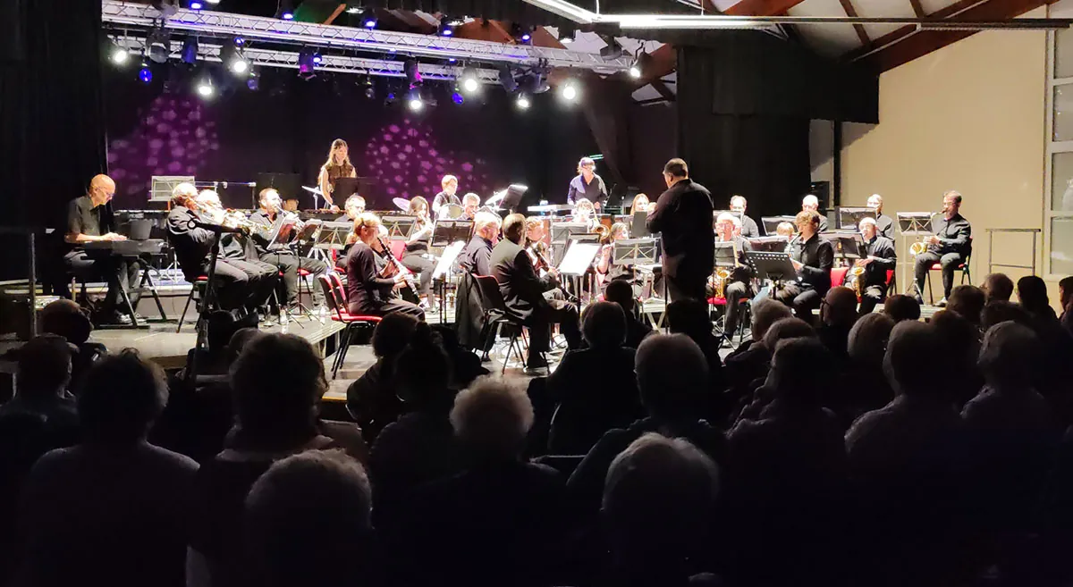 Vue générale de l’Orchestre d’harmonie de Golbey — concert de printemps du 10 mai 2026 à Golbey