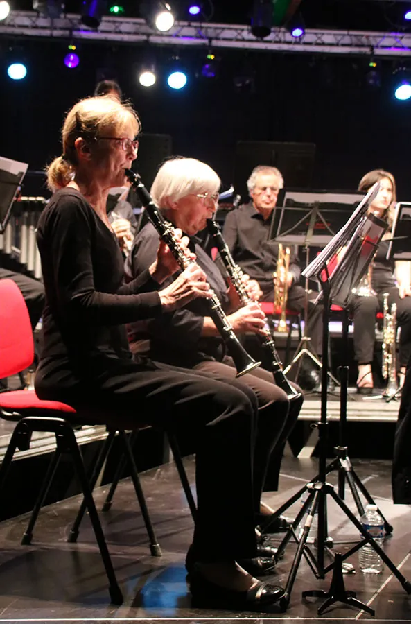 Clarinettistes jouant ensemble au sein de la formation — concert de printemps du 10 mai 2026 à Golbey