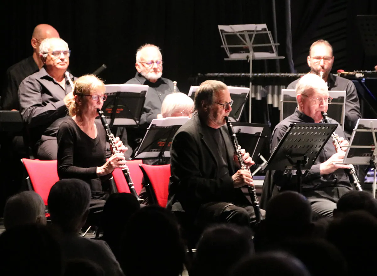 Groupe de clarinettistes en situation de concert — concert de printemps du 10 mai 2026 à Golbey
