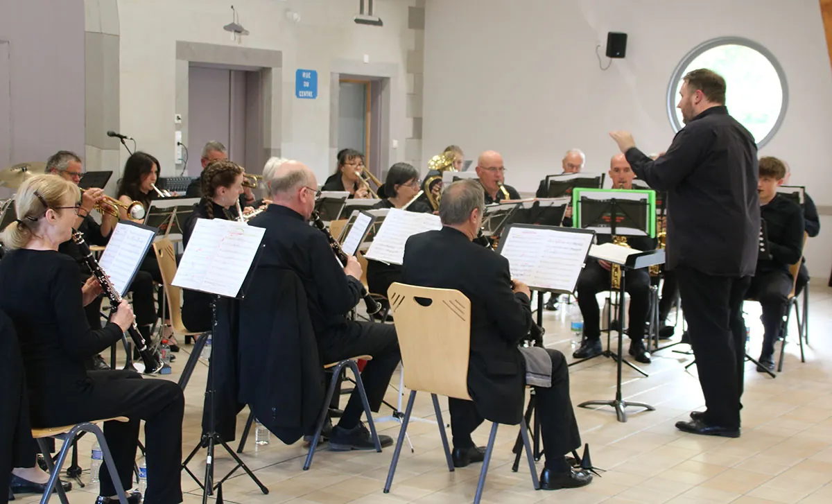 Vue d’ensemble de l’orchestre en concert — concert de printemps du 17 mai 2026 à Jeuxey
