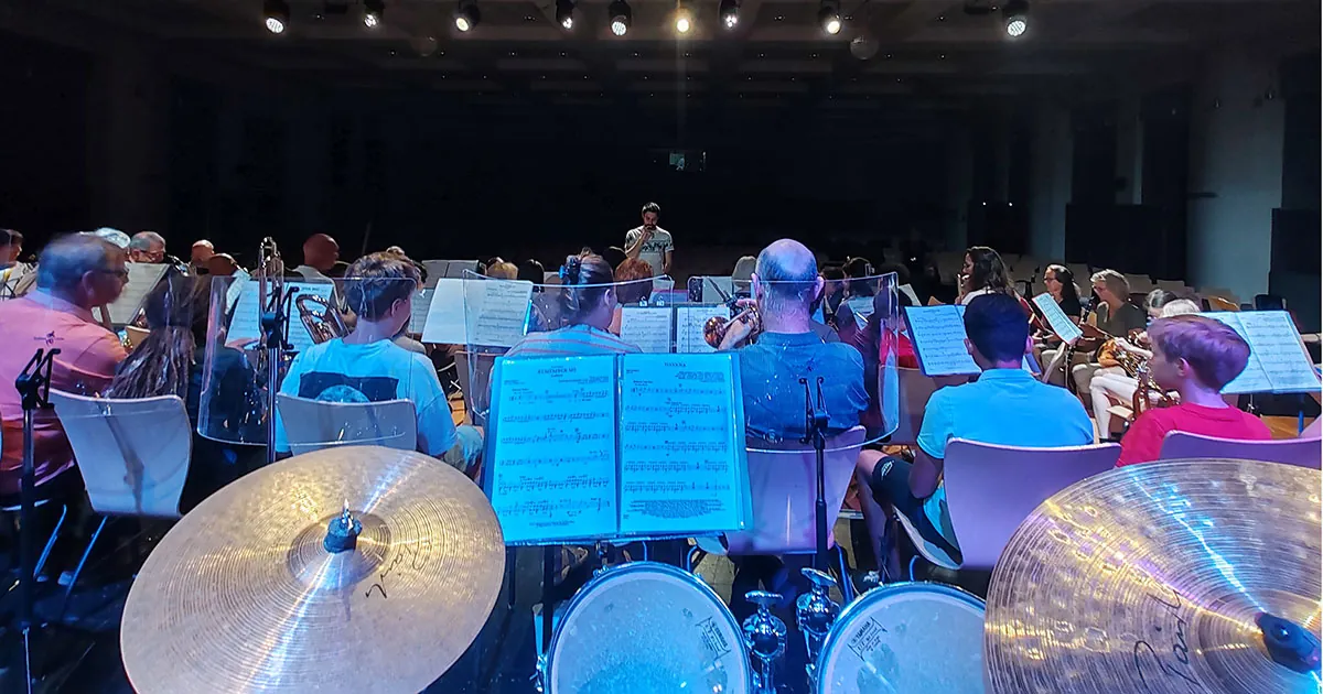 Vue large des jeunes musiciens de la classe d’orchestre — rencontre de classe d’orchestre du 23 mai 2026 à Vandœuvre-lès-Nancy