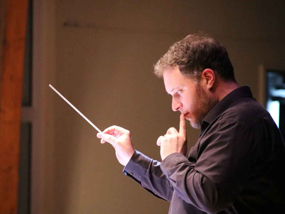 Concert printemps harmonie Golbey chef d’orchestre, 27 avril 2025