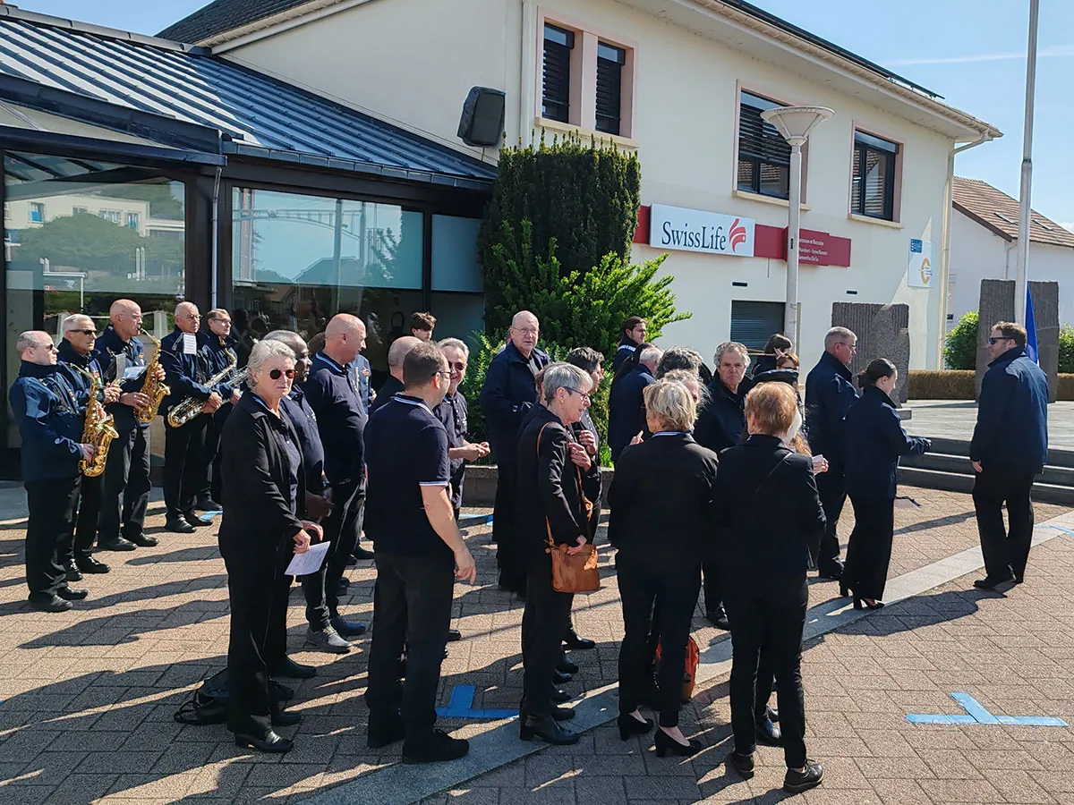 Ceremonie 8 mai Golbey chorale Coup de Chœur, 8 mai 2025