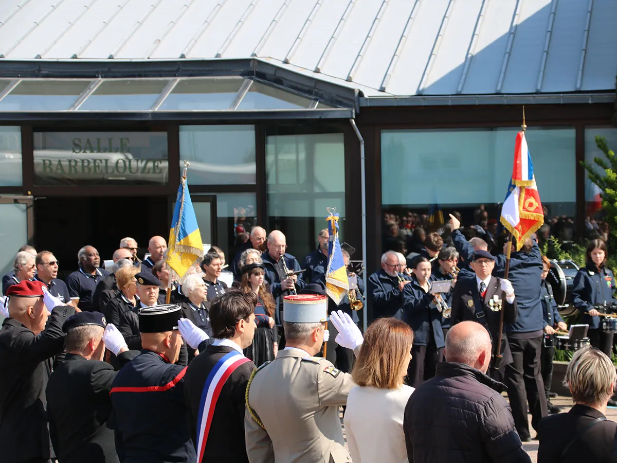 Ceremonie 8 mai Golbey hommage, 8 mai 2025