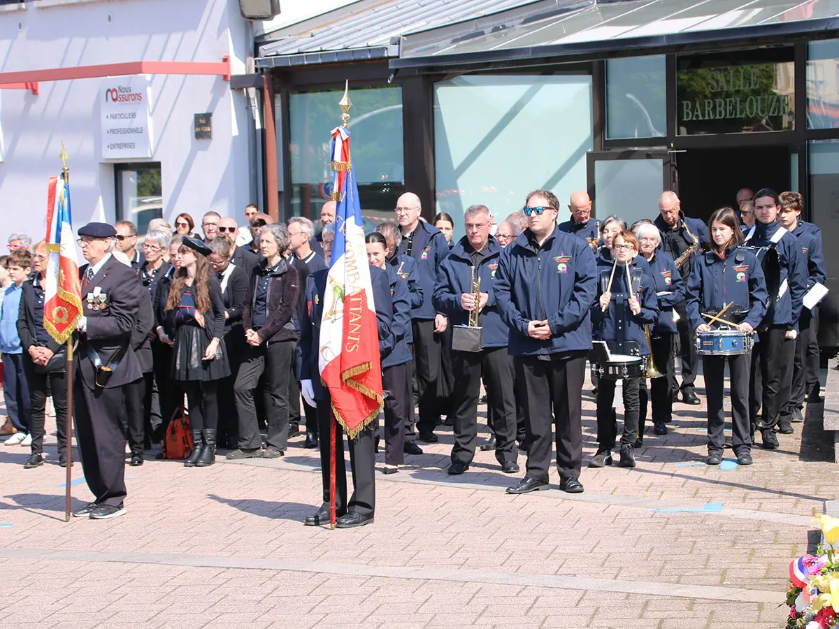 Ceremonie 8 mai Golbey orchestre chorale, 8 mai 2025