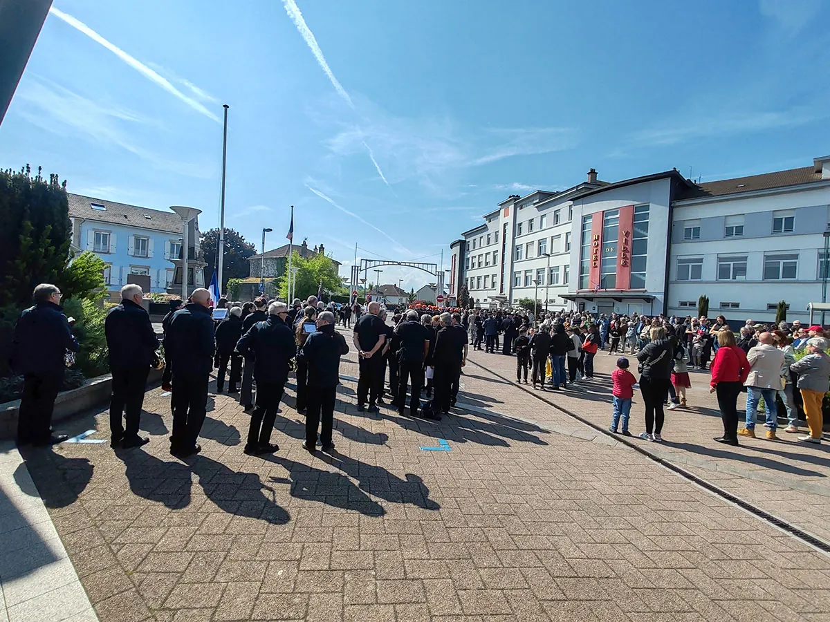 Ceremonie 8 mai Golbey Orchestre d’harmonie, 8 mai 2025