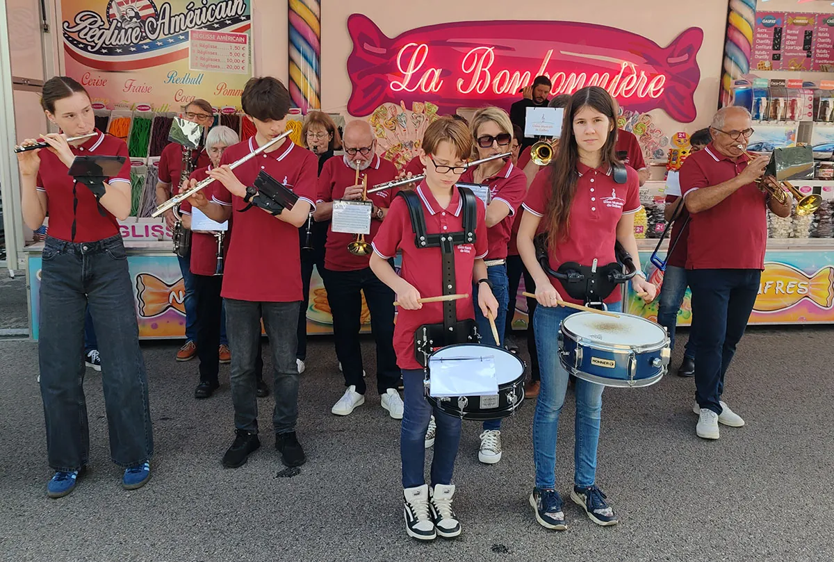 Jeunes musiciens — Foire aux beignets râpés à Golbey, 29 mai 2025