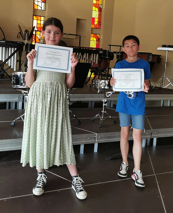 Remise de diplôme — auditions de l’École de musique de Golbey, 14 juin 2025