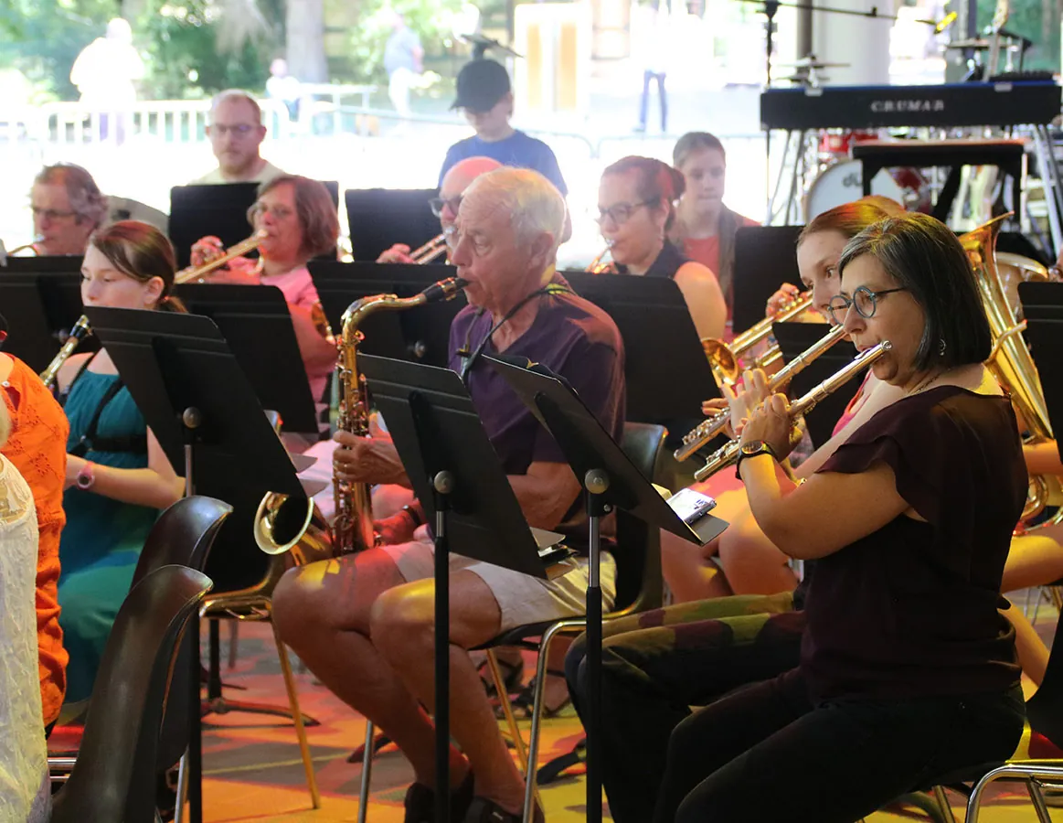 Flûte et saxophone — concert de l’orchestre junior de Vittel et Golbey, 5 juillet 2025