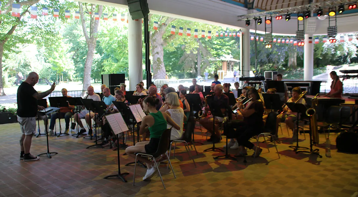 Musiciens de l’orchestre — concert de l’orchestre junior de Vittel et Golbey, 5 juillet 2025
