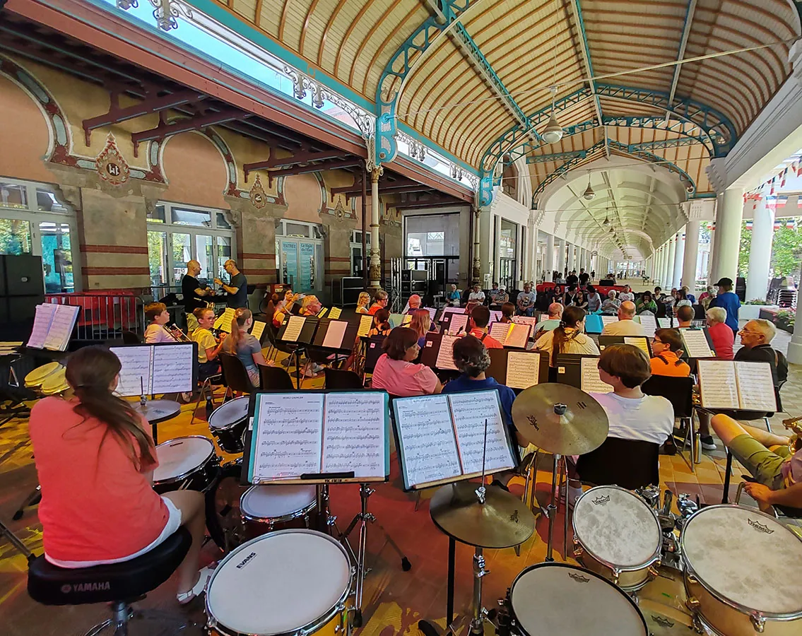 Parc thermal — concert de l’orchestre junior de Vittel et Golbey, 5 juillet 2025