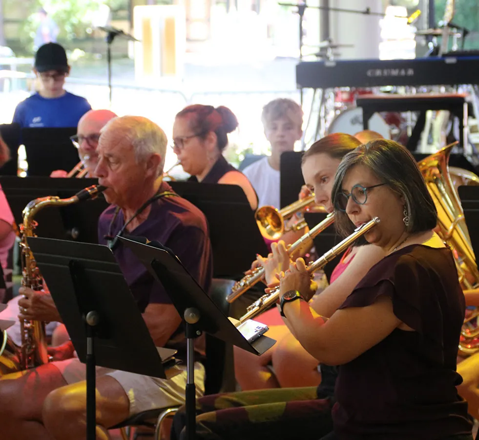 Saxophone et flûte — concert de l’orchestre junior de Vittel et Golbey, 5 juillet 2025