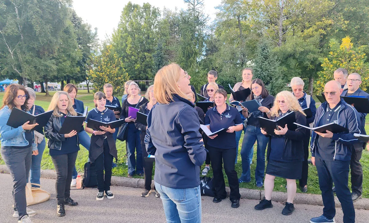 Chorale sur scène — soirée des associations à Golbey, 5 septembre 2025