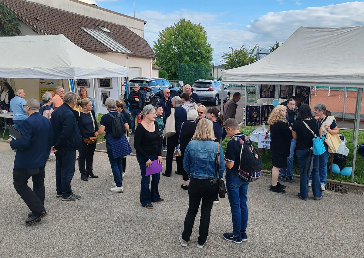 Stand de l’École de musique — soirée des associations à Golbey, 5 septembre 2025