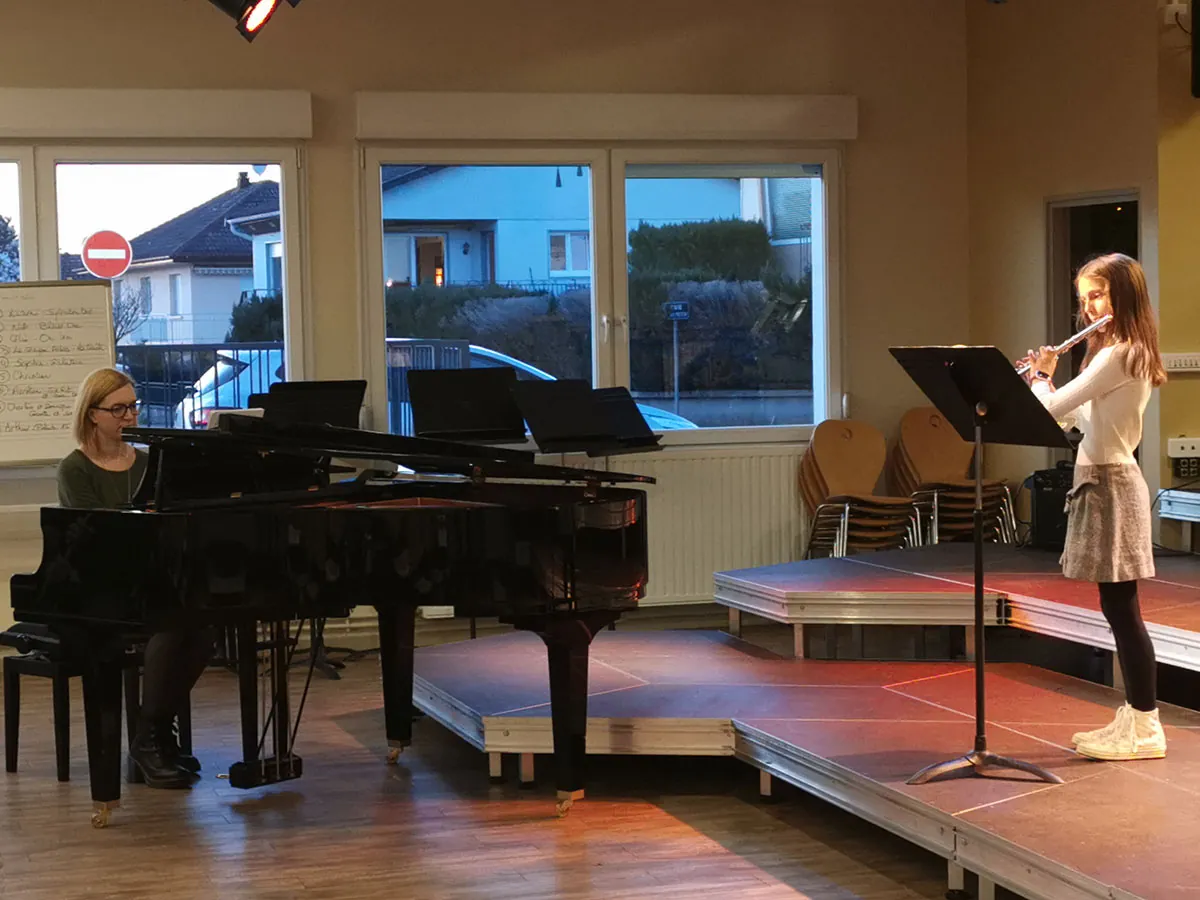 Duo piano flûte — auditions de printemps à l’École de musique de Golbey