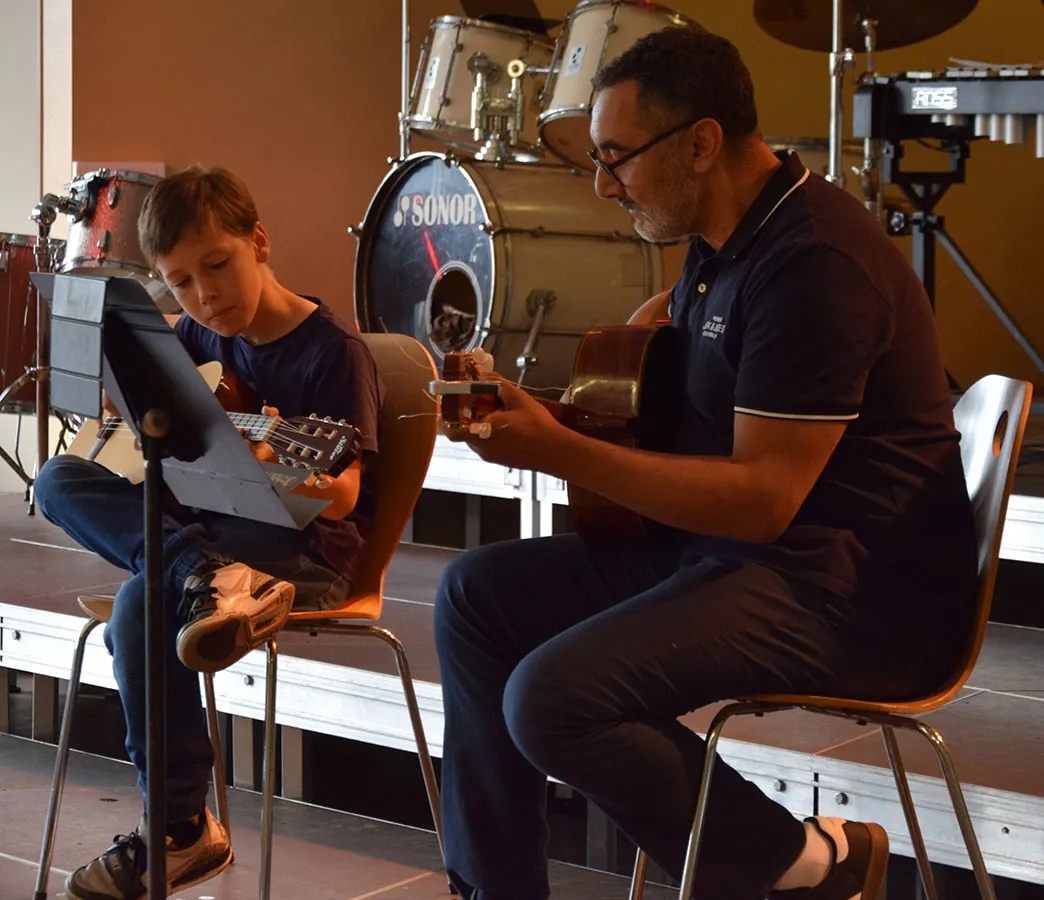 Guitare cours instruments — auditions de juin à l’École de musique de Golbey