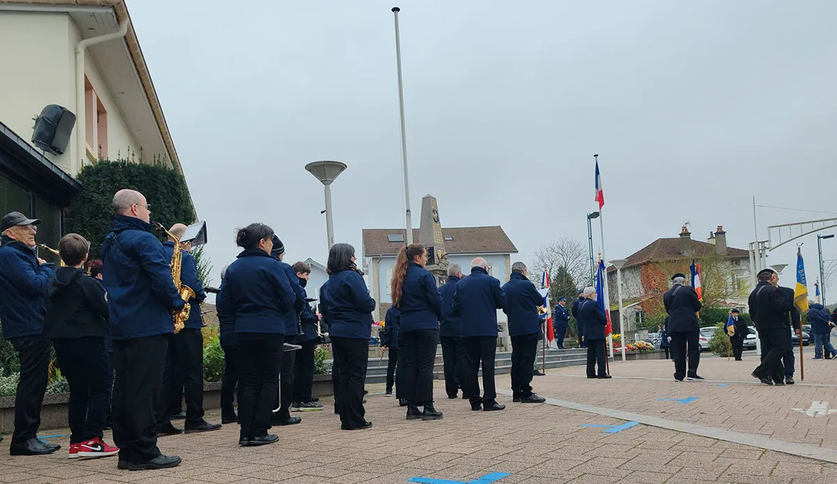 Ceremonie armistice 11 nombembre 2024 Golbey Orchestre d’harmonie