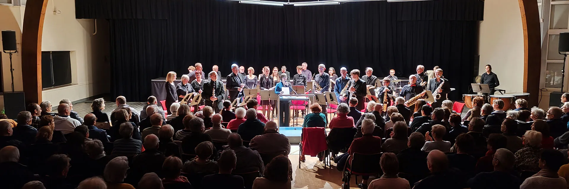 Vue d’ensemble du concert de Sainte-Cécile 2024 au Centre culturel de Golbey
