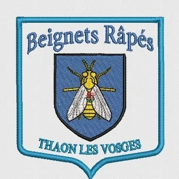 Blason de la Confrérie des Beignets Râpés de Thaon-les-Vosges