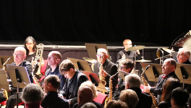 Concert de la Sainte Cécile 2024 à Golbey - les saxophones