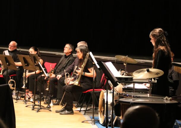 Concert de la Sainte Cécile 2024 à Golbey - Trompettes, trombone et percussions