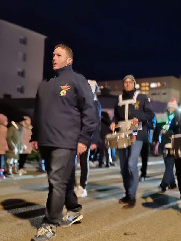 Défilé de Saint Nicolas 2024 à Golbey avec l'orchestre d'Harmonie de l'Union Musicale de Golbey