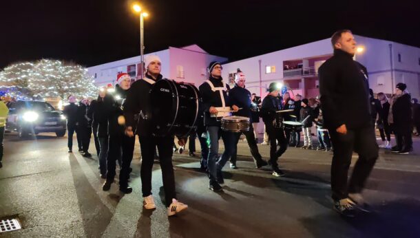 Défilé de Saint Nicolas 2024 à Golbey avec l'orchestre d'Harmonie de l'Union Musicale de Golbey