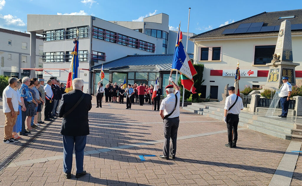 Cérémonie 2025 de la fête Nationale à Golbey
