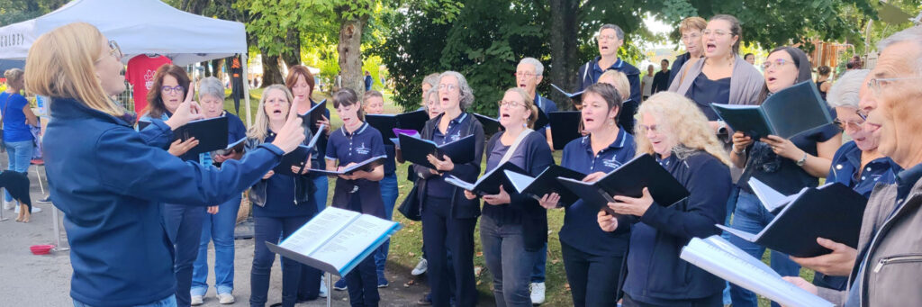 2025-09-05 - soirée des associations de Golbey avec l'école de musique et la chorale coup de choeur