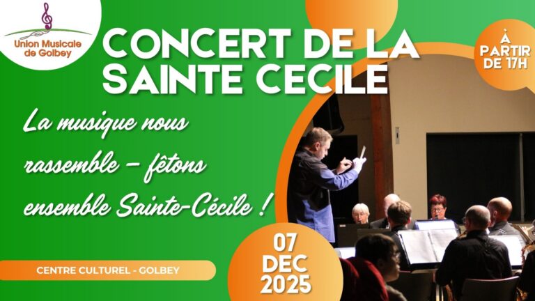 Concert à Golbey de la Sainte-Cécile 2025