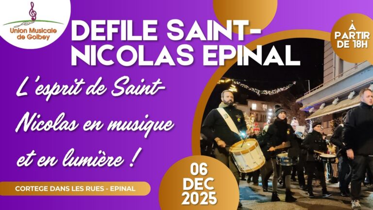 Défilé de Saint-Nicolas à Epinal le 6 décembre 2025